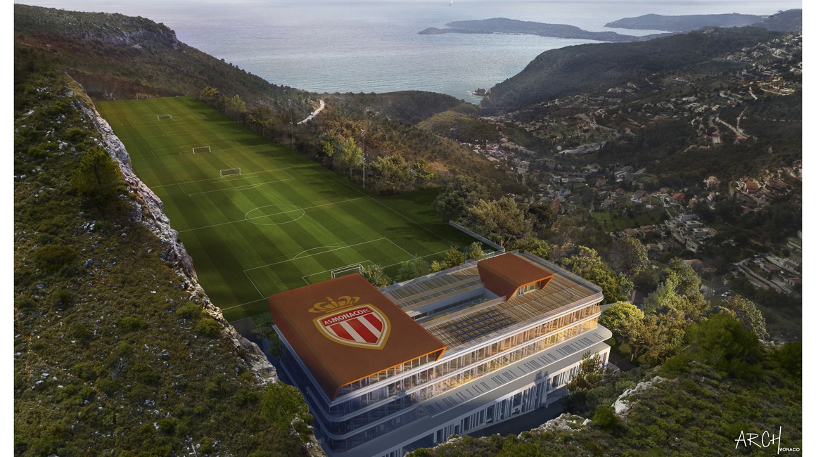 Le Centre de performance de l'AS Monaco à la Turbie sera bientôt prêt. 