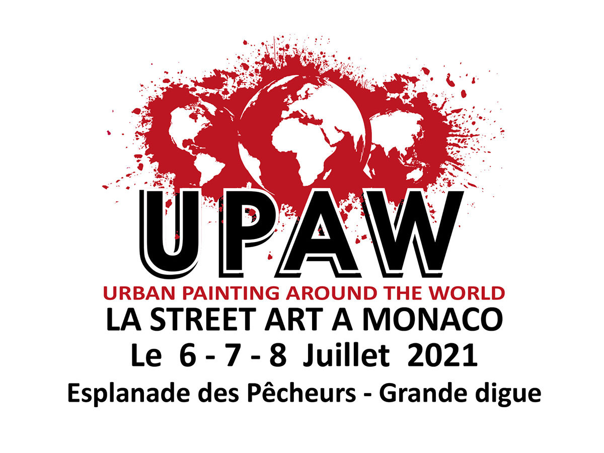 UPAW Affiche de l'événement UPAW du 6 au 8 juillet 2021 à Monaco