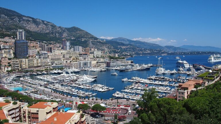 Monaco en été - Photo libre de droits