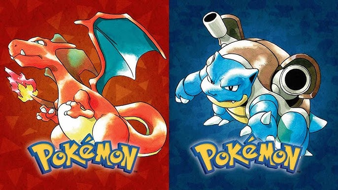 Pokemon Rouge et Bleu en 1998 aux USA et Australie 